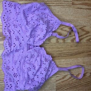 Lavender Eyelet Bralette